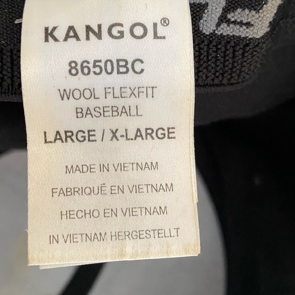 Kangol Classic Wool Flexfit Black Cap L/XL - Picture 13 of 13